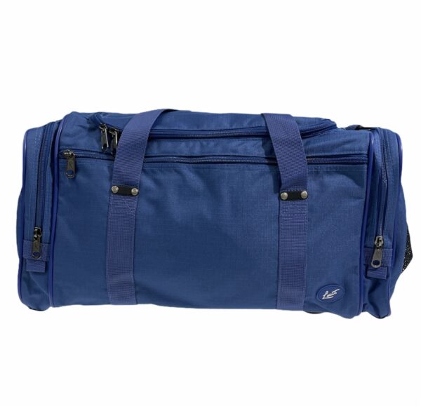 Fanno-44L Travel Foldable Duffel Bag Gym Sports Luggage Travel Foldaway D-Zip Top School Bags - Royal Blue