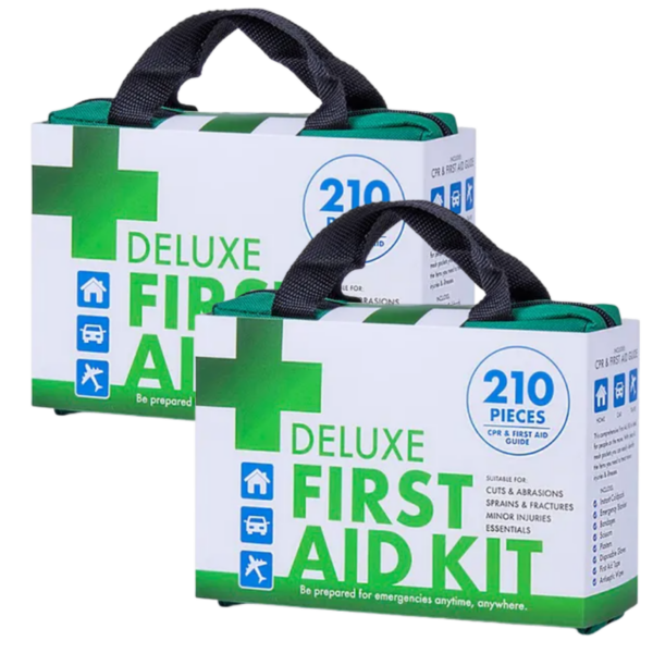 Fanno-2x 210PCS EMERGENCY FIRST AID KIT Medical Travel Set Workplace Office ARTG BULK