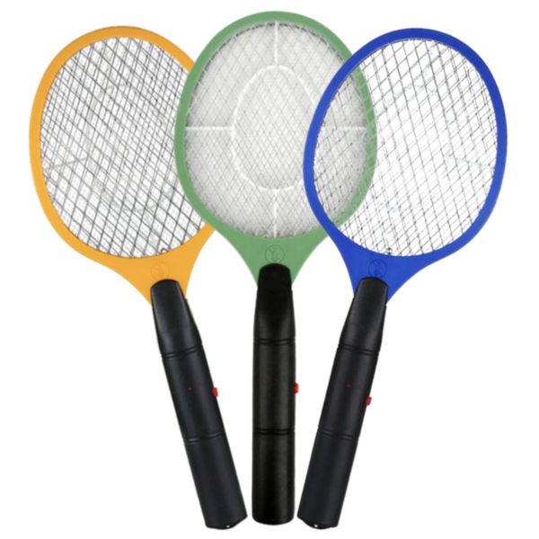 Fanno-3x BUG ZAPPER RACKET Fly Mosquito Pest Swatter Net Racquet Electric Insect Killer