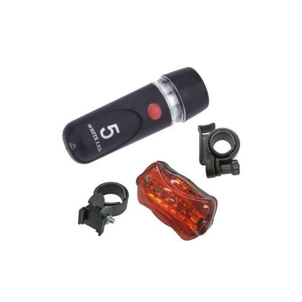 Fanno-LED Bicycle Light Kit Front and Rear 10 LED Headlight Taillight Cycling Safety