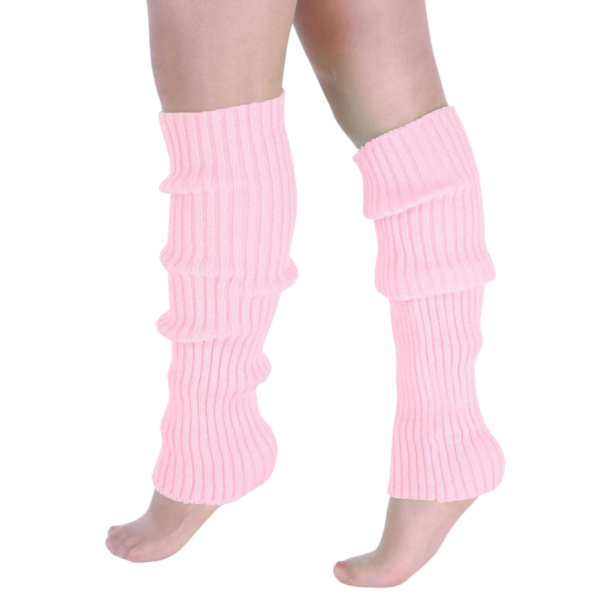 Fanno-Leg Warmers for Women Knit 80s Disco Dance Party Costume Winter Crochet Socks