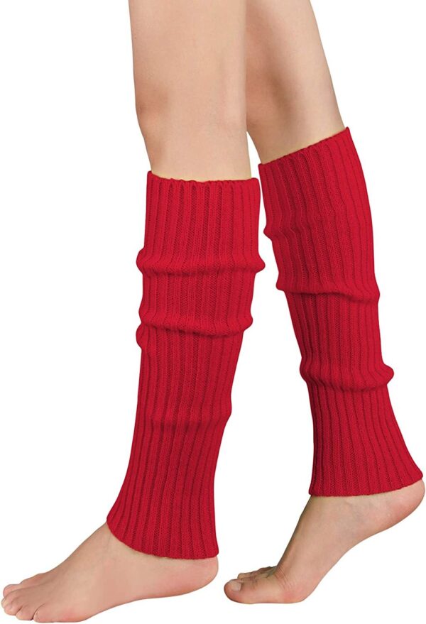 Fanno-Leg Warmers for Women Knit 80s Costume Dance Party Crochet Socks Winter Wear