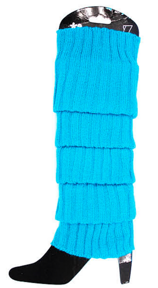 Fanno-Knitted Leg Warmers for Women 80s Dance Party Costume Winter Crochet Socks