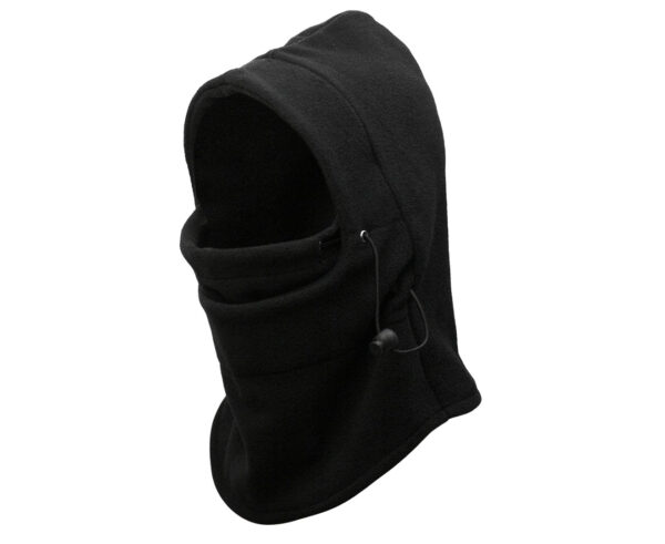 Fanno-Thermal Fleece Balaclava Face Mask Beanie Hat Ski Snowboard Motorbike - Black