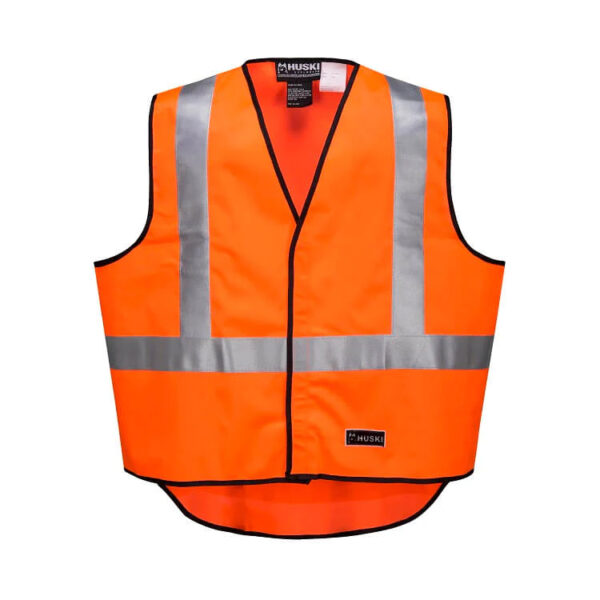 Fanno-High Visibility Safety Vest with  Reflective Tape for Workwear and Patrol XL