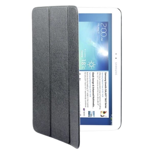 Fanno-Ultra Slim Triple Fold Case Cover for  Galaxy Tab 3 10.1 Inch Black