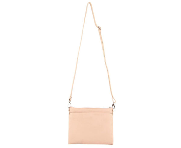 Fanno-Soft Italian Leather Cross Body Bag Clutch with Adjustable Straps and Zip Pockets