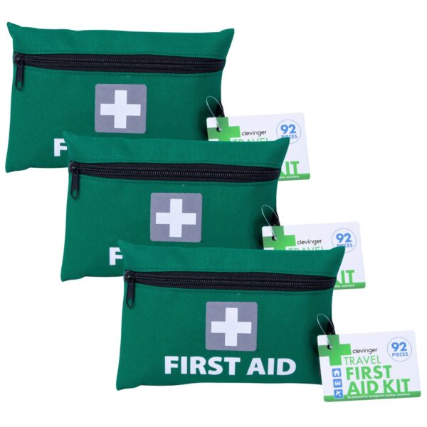 Fanno-3x 92 Pcs Travel First Aid Kit Medical Workplace Set Emergency Family Safety