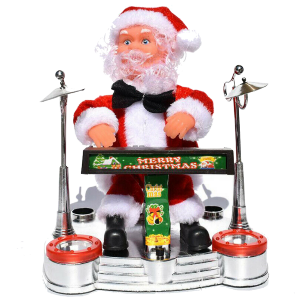 Fanno-Santa Claus Piano Doll Musical Toy for Christmas Parties and Gifts