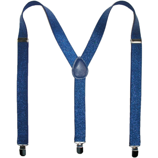 Fanno-Men's Adjustable Clip On Elastic Suspenders Braces for Formal Wedding Slim Fit