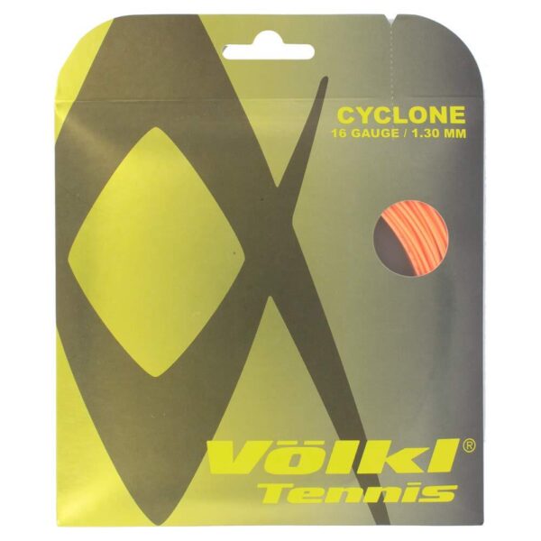 Fanno-Compatible 16g Tennis Strings for  and Control in Fluro Orange Color