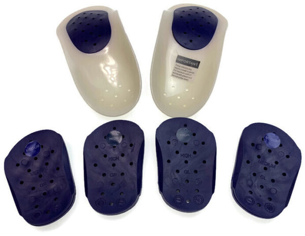 Fanno-WALKFIT ORTHOTICS Insoles Walk Fit Foot Feet Support BLUE - C (Womens 6-6.5  Mens 5-5.5)