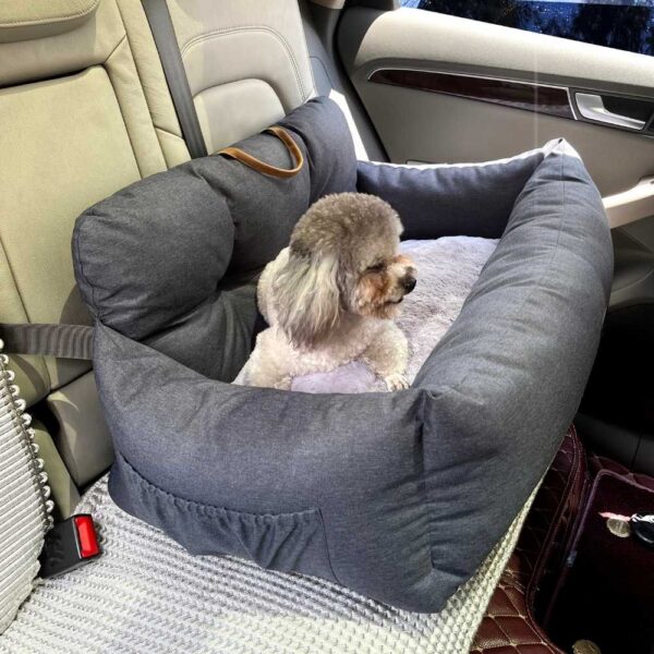 Fanno-Premium Dog Booster Seat for Medium Pets Travel Bed and Car Safety Solution