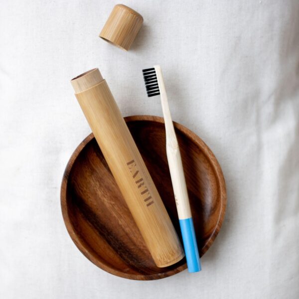 Fanno-Eco-Friendly Bamboo Toothbrush Travel Case Sustainable Biodegradable Antimicrobial