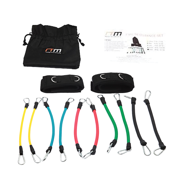 Fanno-13 Piece Leg Resistance Exercise Bands Set for Effective Leg Workouts at Home