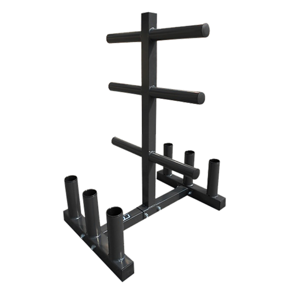 Fanno-Olympic Weight Tree Bar Rack Holder for Home Gym Storage and Organization