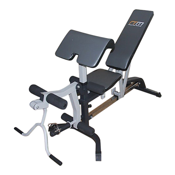 Fanno-Full Body Workout Machine Adjustable Incline Decline Bench with Olympic Weight Holders