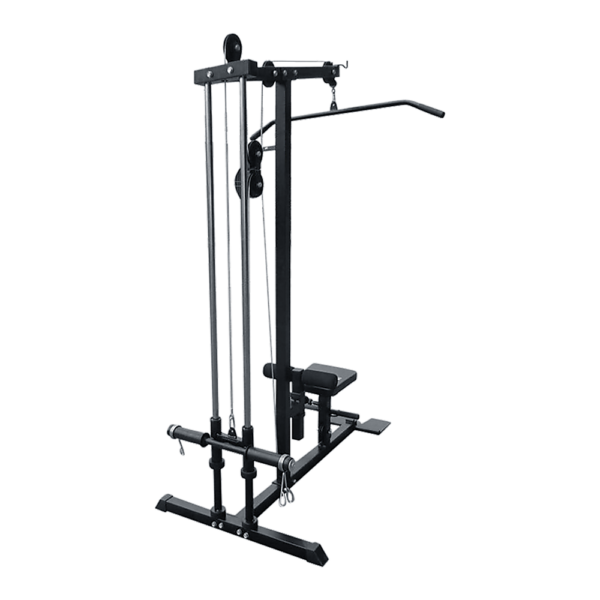 Fanno-Lat Pull Down Low Row Fitness Machine Heavy Duty Adjustable Steel Construction