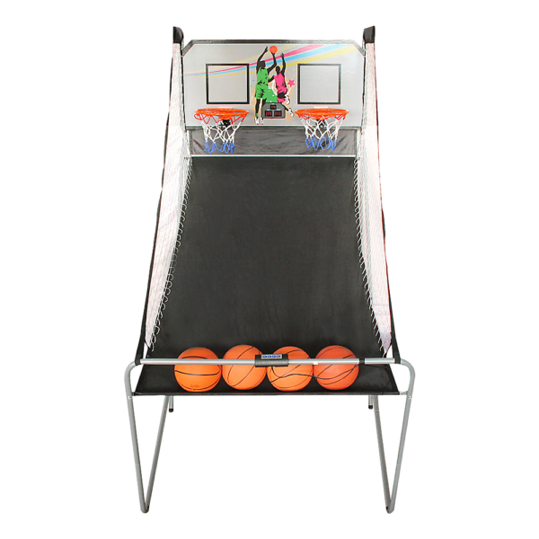 Fanno-Arcade Basketball Game for 1 or 2 Players with LED Scoring and Sound Effects