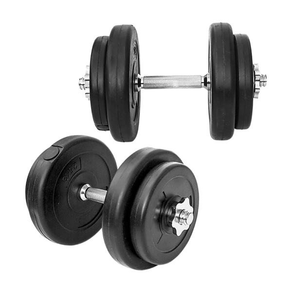 Fanno-20kg Adjustable Dumbbell Set for Home Gym Strength Training and Fitness