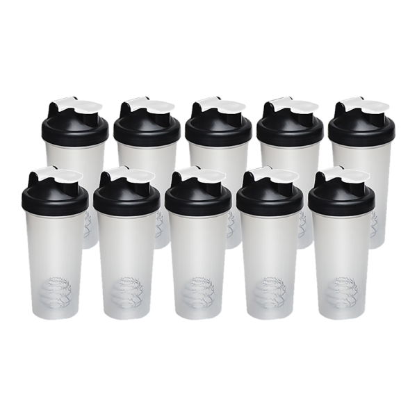 Fanno-700ml Gym Protein Shaker Bottle with Mixing Ball Leak-Proof Blender for Supplements