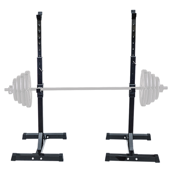 Fanno-Adjustable Squat Rack Heavy Duty Barbell Stand for Home Gym Fitness Training