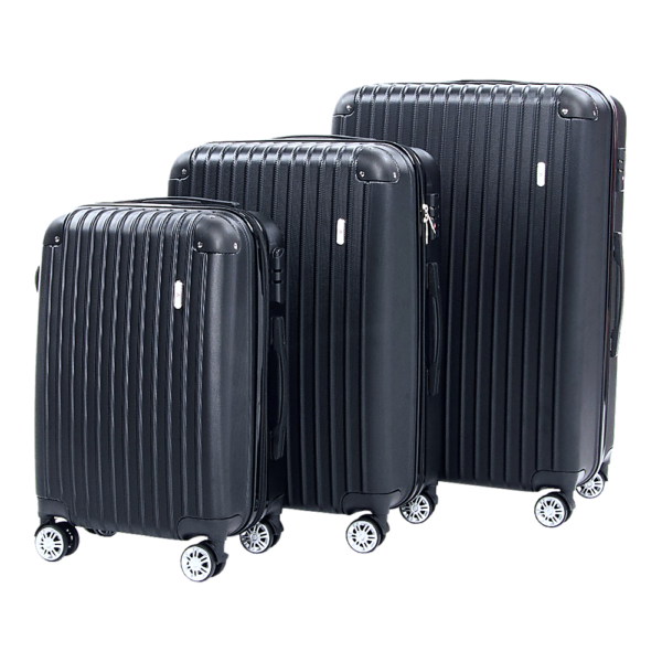 Fanno-Three-Piece Luggage Set with TSA Locks Lightweight Water-Resistant Trolley Bags