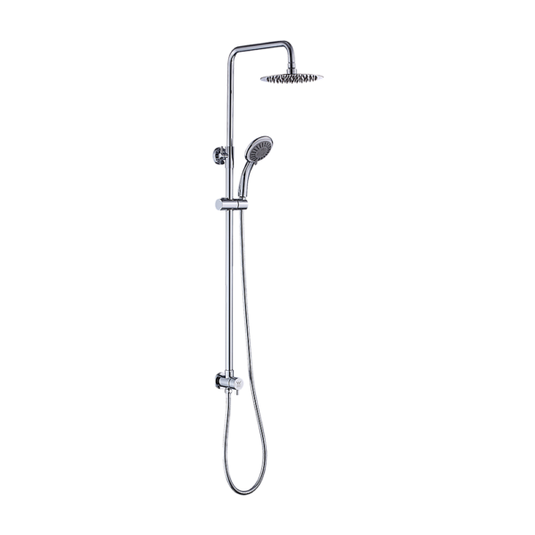 Fanno-All-in-One Shower Set with 8 Inch Rain Shower Head and Handheld Wand Chrome Finish