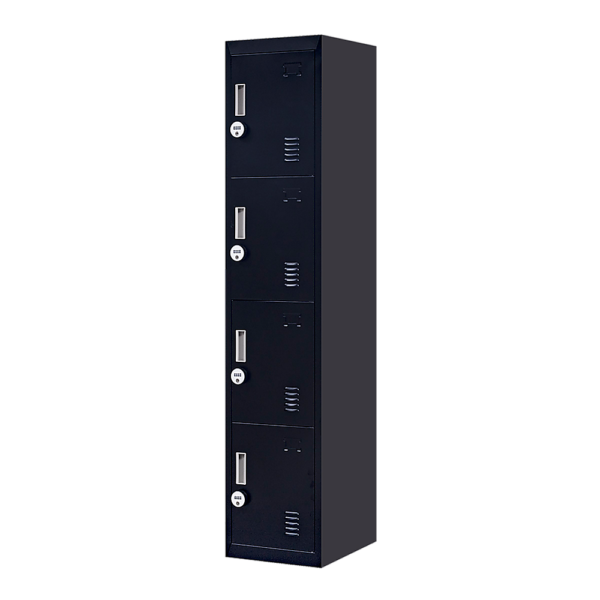 Fanno-4-Door Vertical Storage Locker with Combination Lock for Office School Gym Home