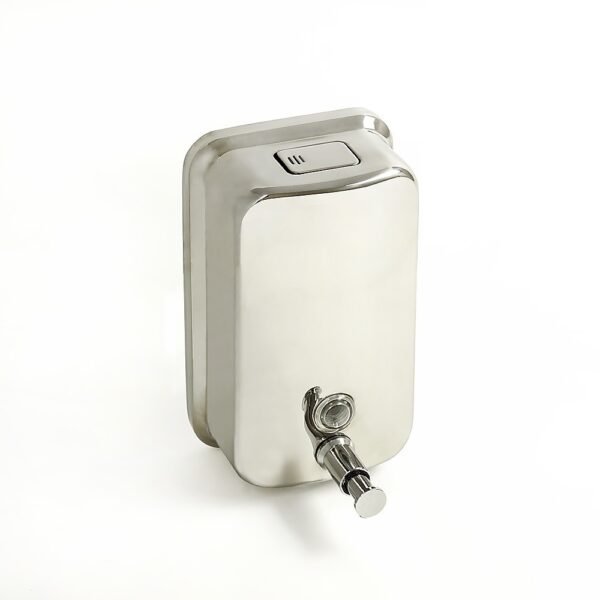 Fanno-Stainless Steel Wall-Mount Soap Dispenser 1000ml for Kitchen Bathroom Office