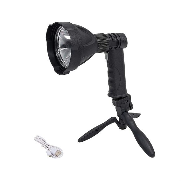 Fanno-Rechargeable Handheld Spotlight 10W LED for Hunting Fishing Security Emergency Use