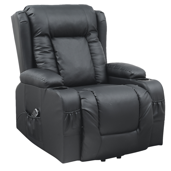 Fanno-Heated Massage Lift Recliner Chair with USB and Storage for Ultimate Comfort