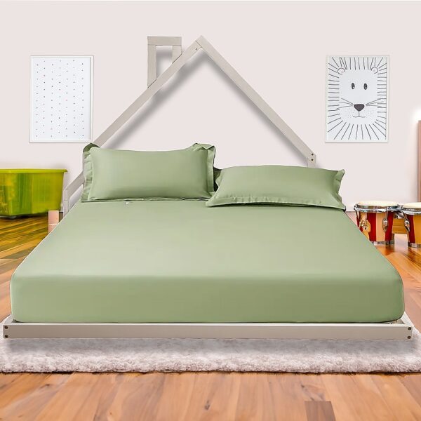 Fanno-Pine Wood Toddler Floor Bed House Frame for Kids Bedroom Furniture White