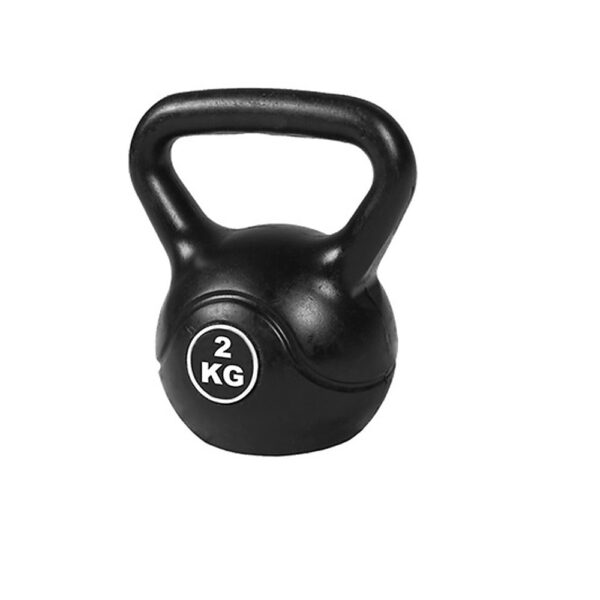 Fanno-Kettle Bell Weight 2kg Black Fitness Strength Endurance Agility Workout