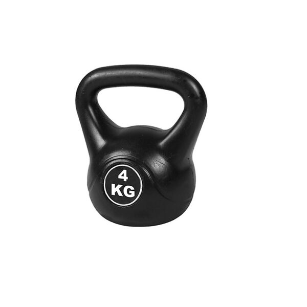 Fanno-Kettle Bell Weight 4kg Black Fitness Strength Exercise Agility Endurance