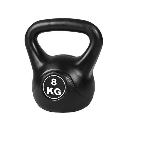 Fanno-Kettle Bell Weight 8kg Black Fitness Strength Endurance Agility Workout