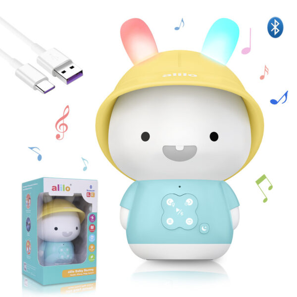 Fanno-Screen-Free Audio Storyteller Toy with Music Stories Night Light for Babies