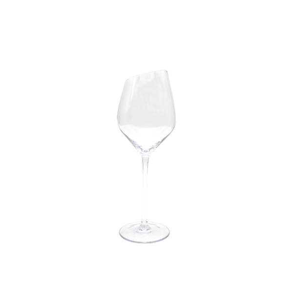 Fanno-Crystal Wine Glass 450ml Lead-Free Sloped Top for Aroma and Enjoyment