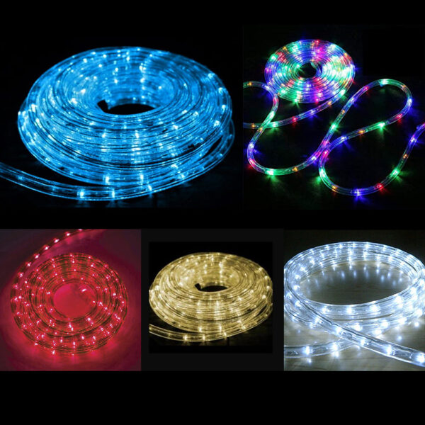 Fanno-LED Ropelight 9m Warm White Blue Red Multicolor Cool White Flashing