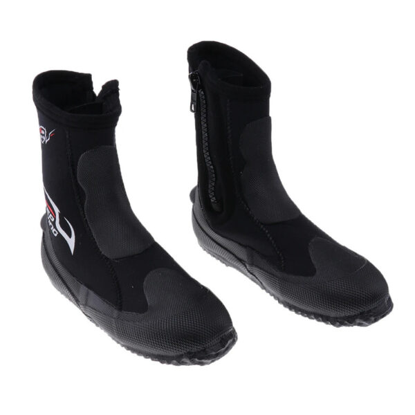 Fanno-NNEOBA 5mm Neoprene Dive Boots - High Cut Zipper Wetsuit Boots