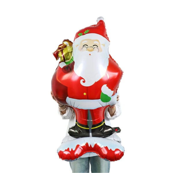 Fanno-Extra Large Standing Santa Claus Foil Balloon