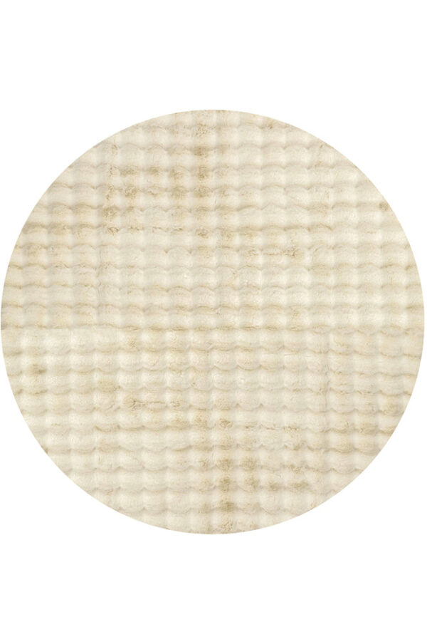 Fanno-Bubble Washable Rug - Natural 150X150Cm