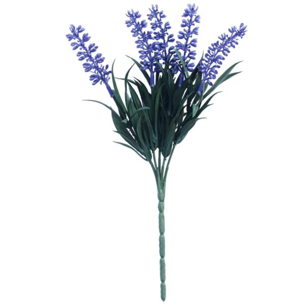 Fanno-Artificial Lavender Stem 32cm UV Resistant Faux Plant for Floral Arrangements