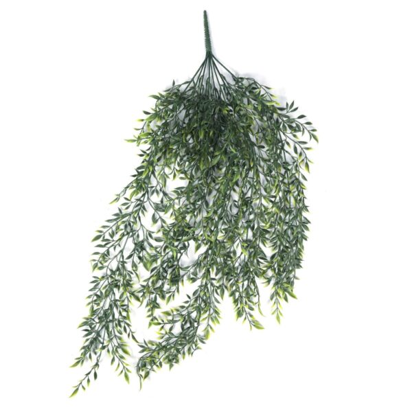 Fanno-Artificial Hanging Plant with Realistic Green Foliage for Indoor Outdoor Decor