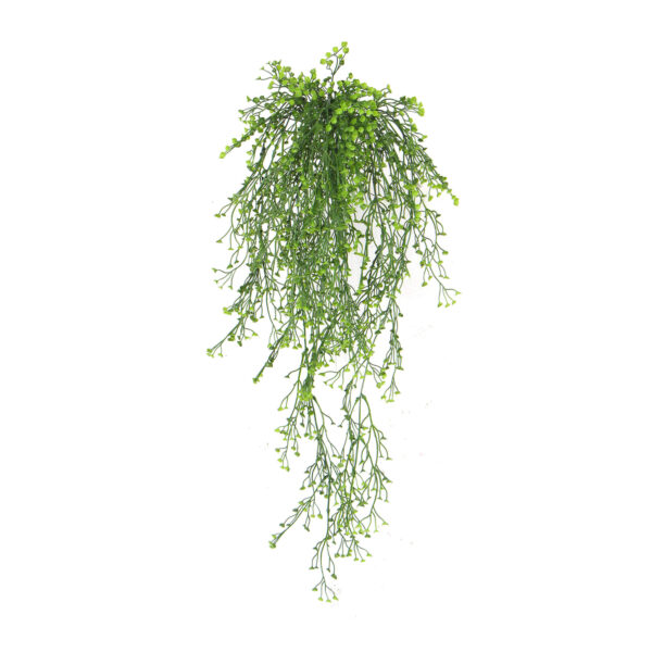 Fanno-Artificial Hanging String of Pearls Plant for Indoor Outdoor Decor 90cm Green