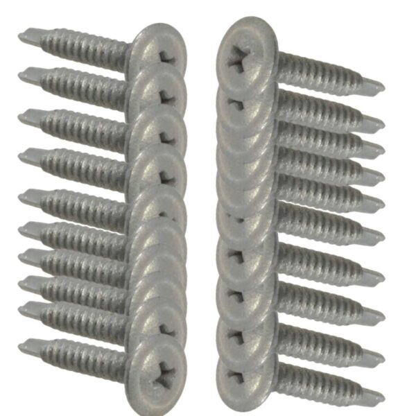 Fanno-Self Drilling Screws for Cement Sheet Blueboard Green Wall 20mm 20 Pack