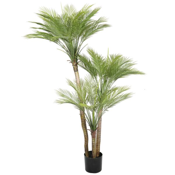 Fanno-Artificial Palm Tree 180cm UV Resistant Indoor Outdoor Realistic Foliage Decor