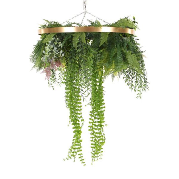 Fanno-Hanging Artificial Green Wall Disc 40cm Eco-Friendly Indoor Plant Decoration