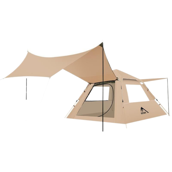 Fanno-Canopy Tent Small 210D Oxford Silver Coated 5.8kg 210x210x140cm Green