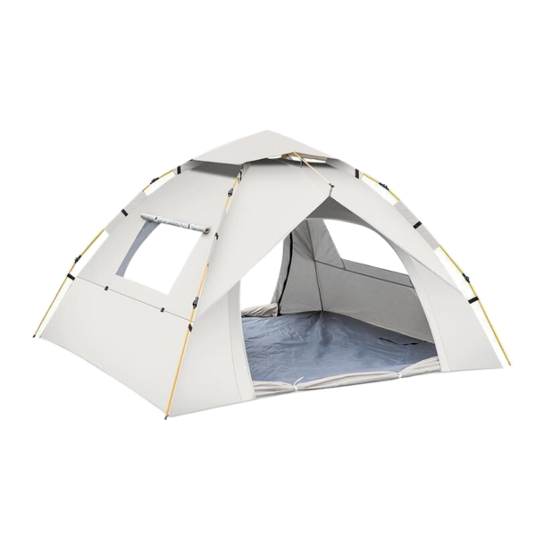 Fanno-Single layer tent 3-4 people 210D white 210x200x135cm outdoor camping